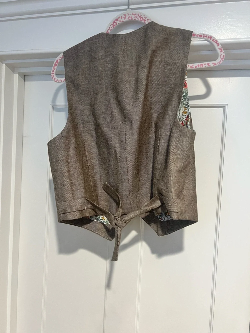 Christine Alcalay Diane Vest - Herringbone- XL - NWT